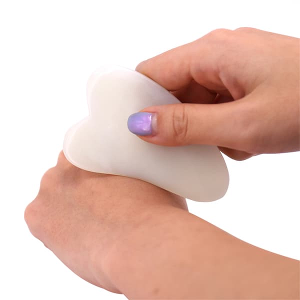 Gua Sha massasjestein Jade Vit