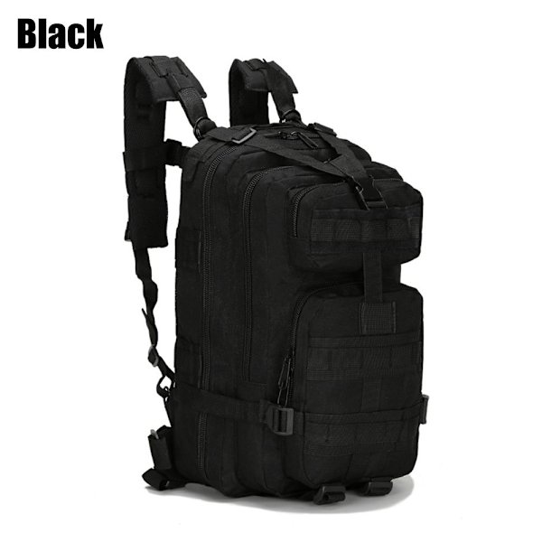 Military Tactical Army Backpack Outdoor Bag 30L Y black