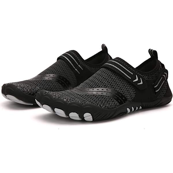 barfot sportsvannsportsko strandsko (svarte) - black 37EU