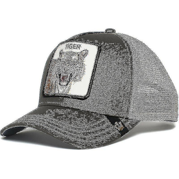 Aikuisten Panther Mesh Cap Kesä Baseball Cap Trucker Cap Tiger