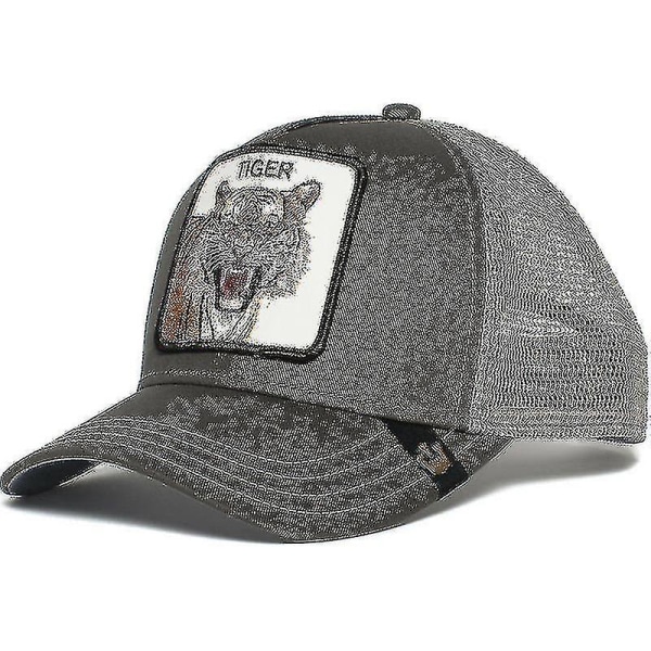 Vuxna Panther Mesh Cap Sommar Baseball Cap Trucker Cap v Tiger