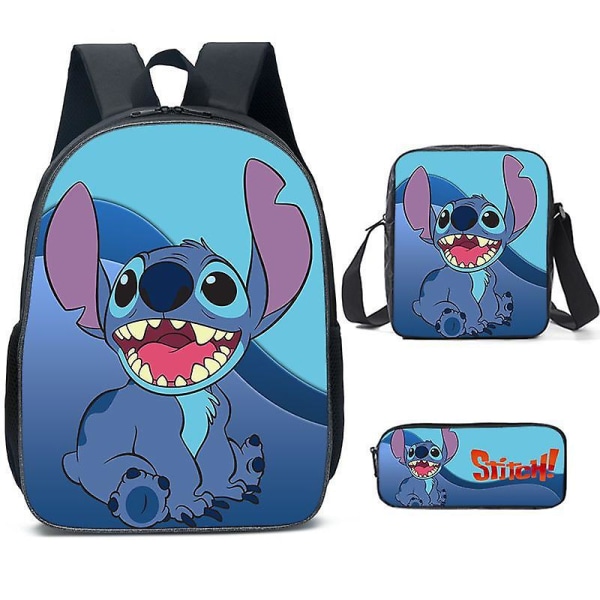 Stitch Ryggsäck Set skolväska Y Style 12