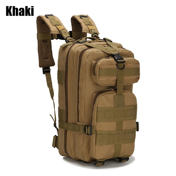 Military Tactical Army Backpack Outdoor Bag 30L Y khaki