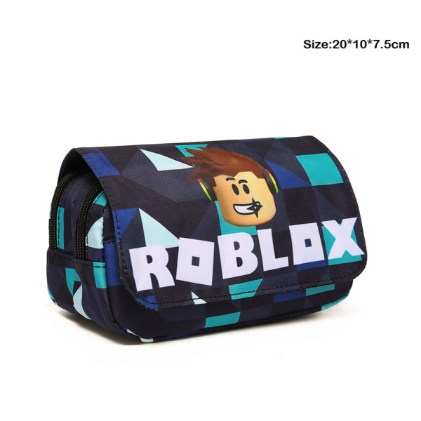 ROBLOX Case Cartoon Office Pennhållare med stor kapacitet -