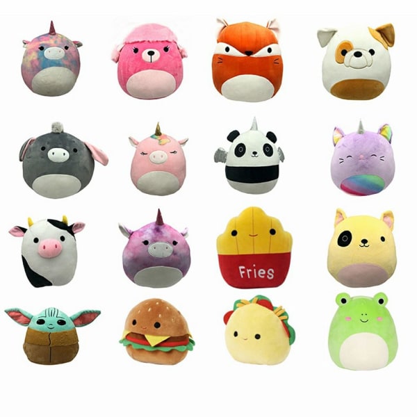 20 cm Squishmallow Tyyny Pehmolelu HAMBURGER HAMBURGER W