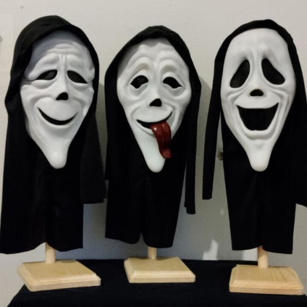 Halloween Scream Maske Skræmmende Skull Maske Cosplay Style2