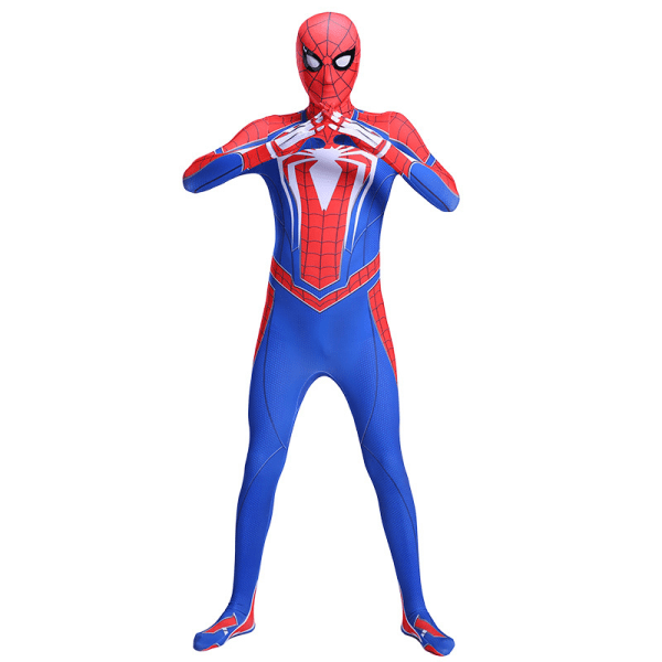 Spiderman Advanced Suit Cosplay Kostym Party Jumpsuit Passform 100CM 190CM