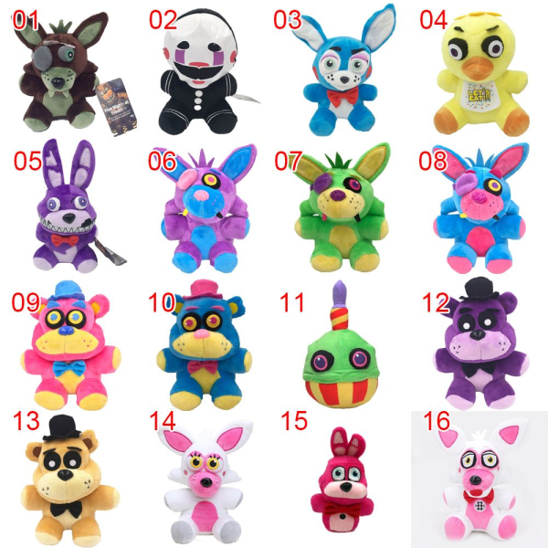 18-25 cm FNAF pehmolelu Fakbear Bear Doll k