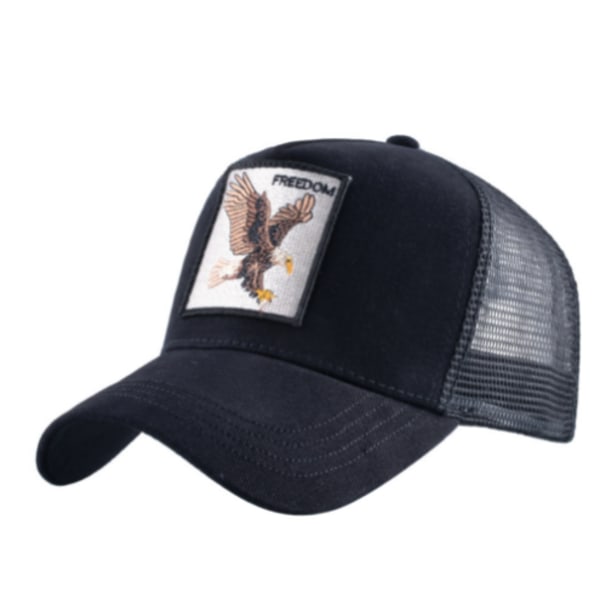 Tecknad baseballkeps Cap djur Mesh Cap utomhus W Eagle