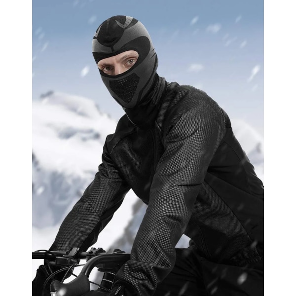 1 stk. balaclava, vindtett sykkelskjerf for hodeomkrets 48-65 cm -