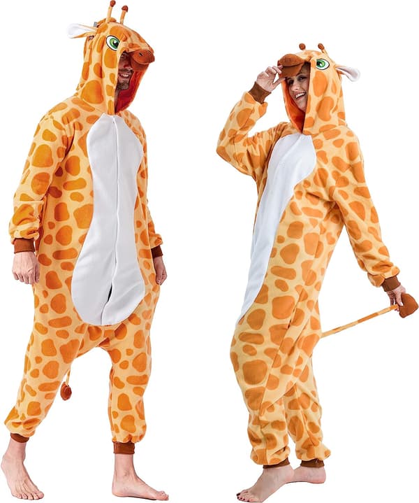 Giraff onesie i ett stycke xl