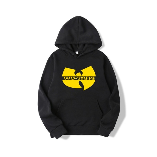 Hoodies Långärmad Hood Sweatshirt Toppbyxor Set Black Hoodie 2XL