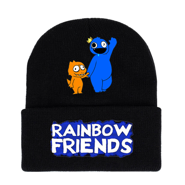 Roblox Rainbow Friends Stickad Mössa Kall Vinter Varm Cap e Game A1