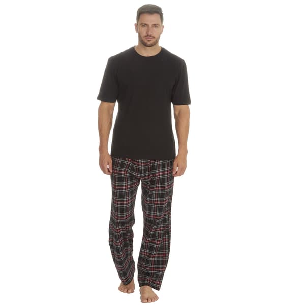 Embargo Herrtröja Kortärmad Pyjamas Set  Svart/Röd Black/Red M