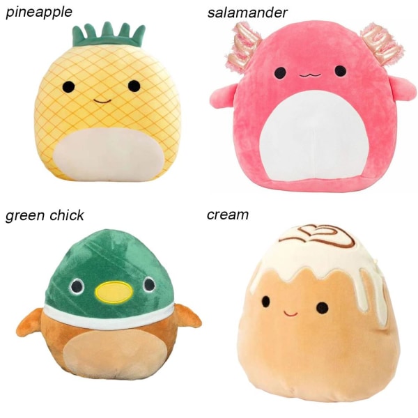 25 cm Squishmallow Pude Plyslegetøj JORDBÆR JORDBÆR zX