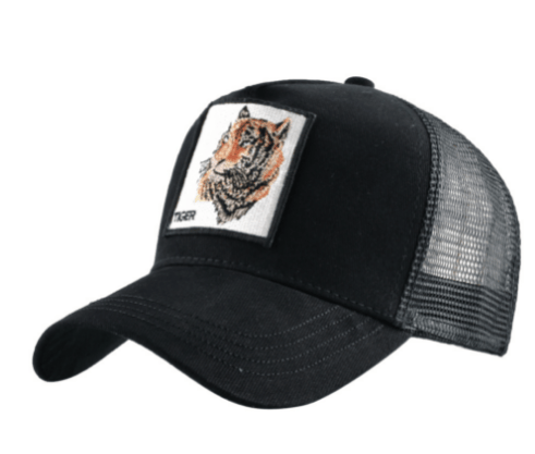 Sarjakuva baseball-lippis Cap eläimet Mesh Cap ulkona W Tiger