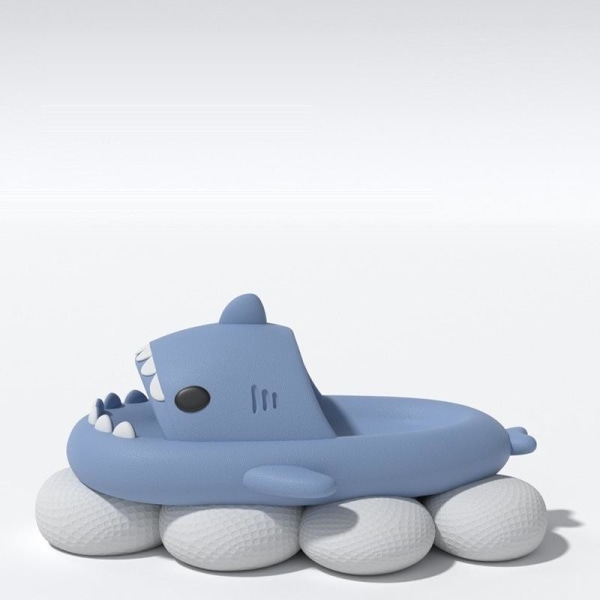 shark tofflor shark slippers plasttofflor grön H 44/45
