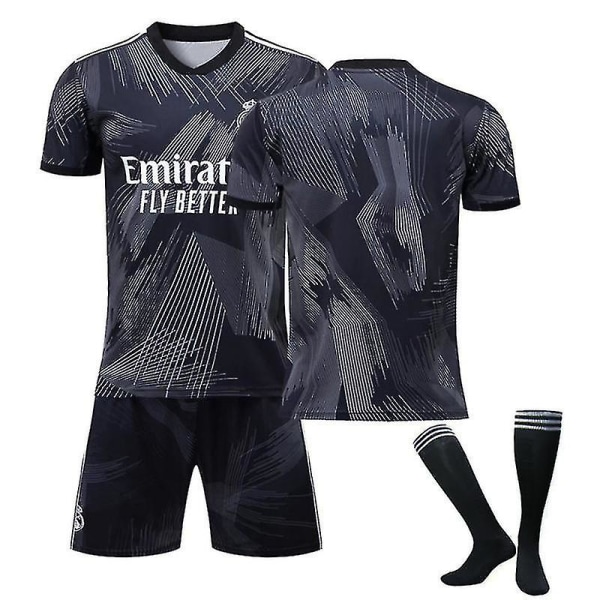 22-23 Real Madrid fotbollströja T-shirt Shorts Fotbollströja Unnumbered Kids 16(90-100CM)