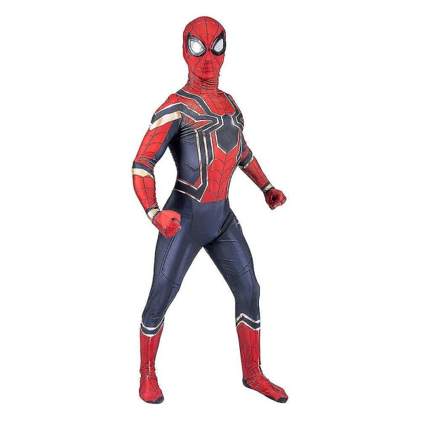 Iron Spiderman Kostume Børn 110cm