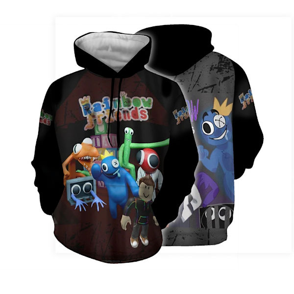 arn Roblox Rainbow Friends Hoodies Sweatshirt Pullover Present k B 130cm