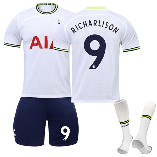 22-23 Ny Tottenham Fotballtrøye Fotballtrøye Treningsdrakt W RICHARLISON 9 Kids 16(90-100CM)