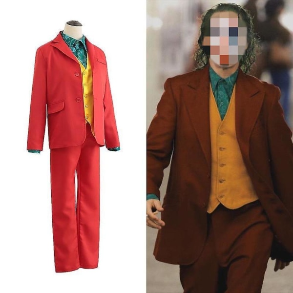 Joker Joker Joaquin Phoenix Cos Kostyme Halloween Cosplay Kostyme L