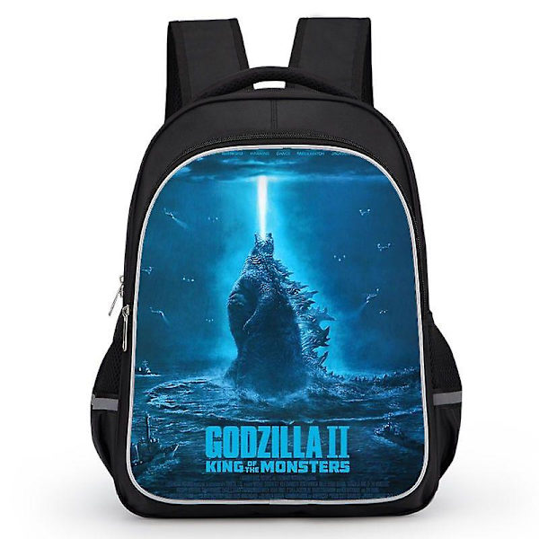 Godzilla Print Koulu Reppu Lapsille Vedenpitävä Reppu #1 Y 5 M