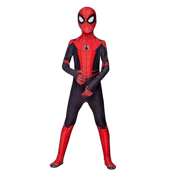 Spiderman Cosplay Superheltedragt Børn Voksen Bodysuit-g W Far From Home 150 Kids (140-150cm)