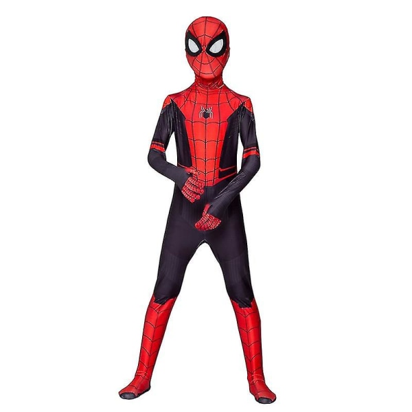 Spiderman Cosplay Superhjältedräkt Barn Vuxen Bodysuit-g Miles Morales 170 Adults (160-170cm) Far From Home 140 Kids (130-140cm)