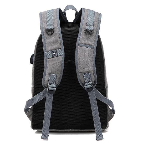 Kangaskassi Herra Casual Monitoimikassi USB-laturilla Y BROWN