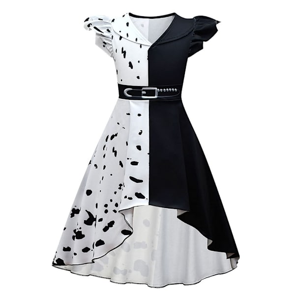 Barn Cruella De Vil -asu Halloween Carnival Cosplay Custom W M