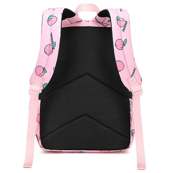 Print set Lätt skolväskor College bokväska W Pink