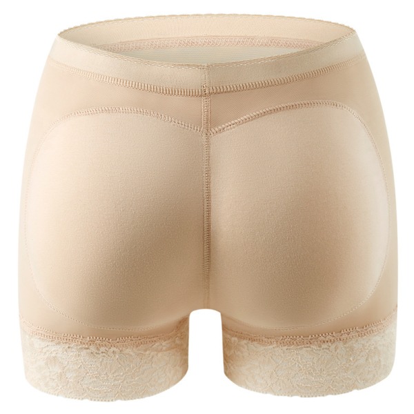 Kvinder Body Shaper Polstret Butt Lifter Trusse Butt Hip Enhancer Fake Bum / flesh-colored XL