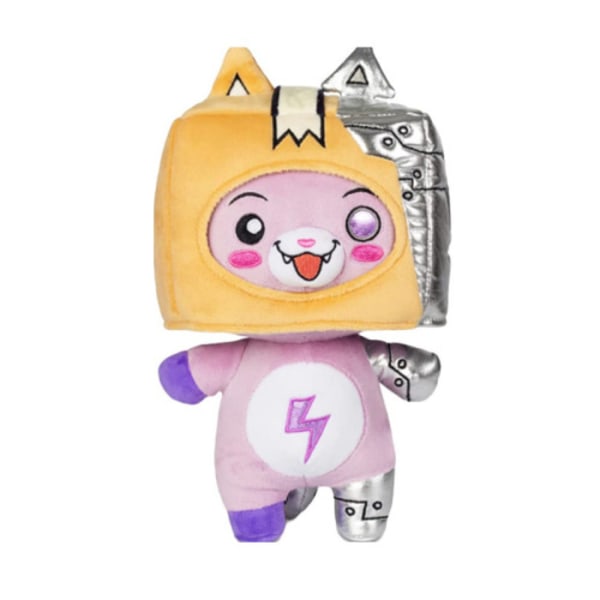 Lankybox Plys Legetøj med LED Thicc Shark Boxy Robot Doll Robot . fox