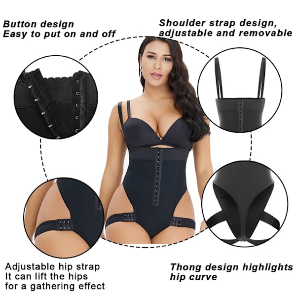 Kvinner Butt Lifter Shaper Truser - 5XL