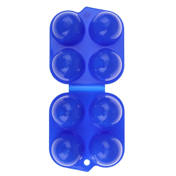 4 Grid Egg Box Carrier Vikbar kartonghållare Utomhus BBQ Picknick W