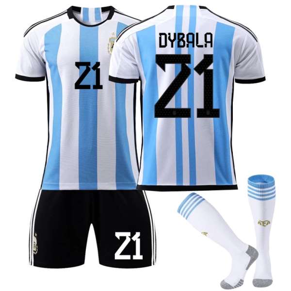 Barn / voksen 20 22 VM Argentina sæt zX DYBALA-21 #20