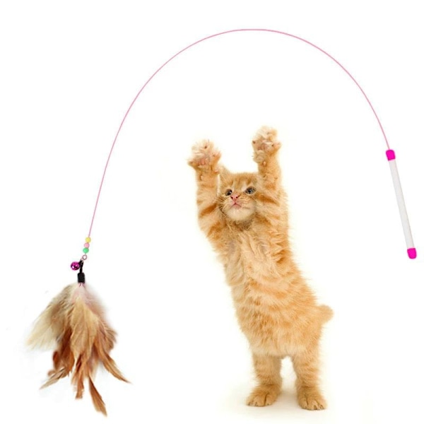 Kattleksak på Pinne - Leksak för Katt W multicolor