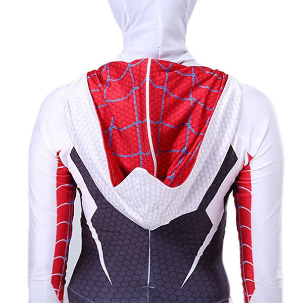 Spider-Man World Gwen Stacy Cosplay Jumpsuit Halloween 130cm