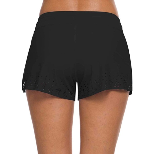 Bikinitrusser til kvinder Badetøj Beach Shorts Hot Pants Badetøj . Black,XXL