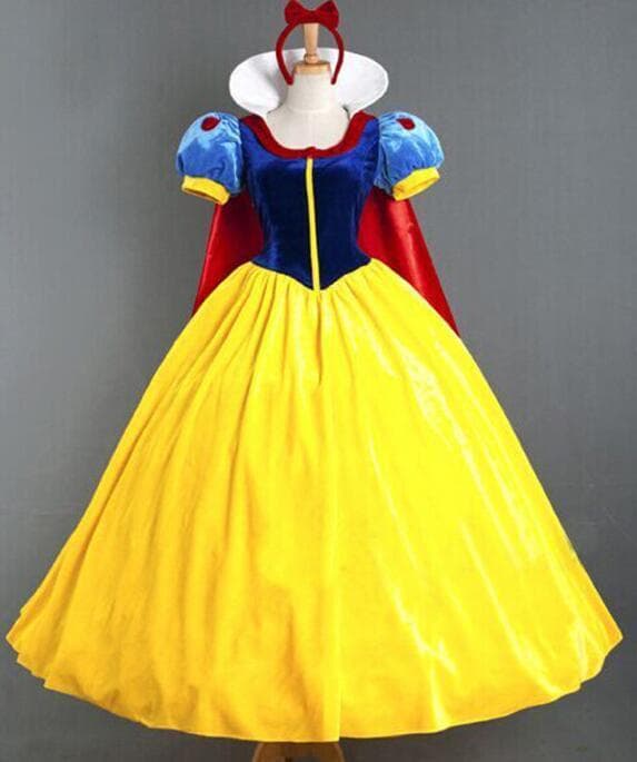Cospaly Voksen Prinsesse Fest Performance Kostume Yellow 2XL