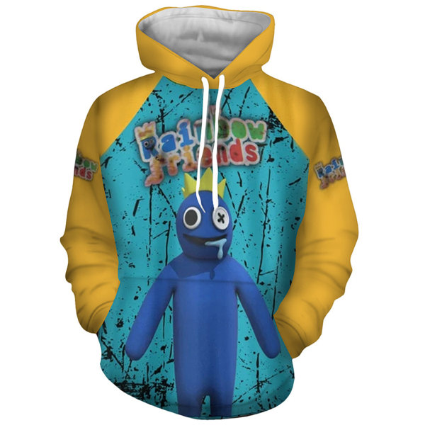 Børns Rainbow Friends Hoodie 3D Print Sweatshirt Pullover Jumper H B 150cm