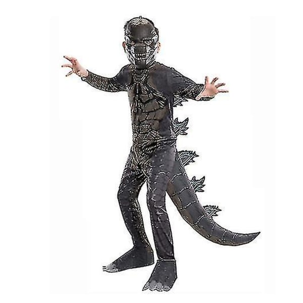 Godzilla Cos Kostym Cosplay Jumpsuit för barn-c 100-110cm