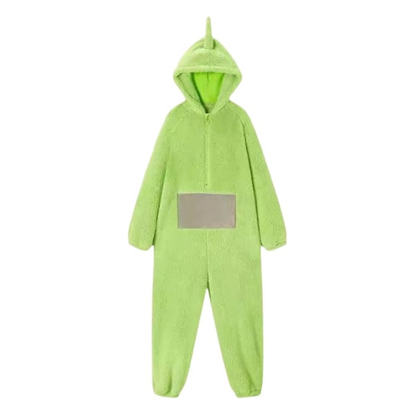 Unisex Teletubbies Kostume Disi Onesies Lala Cosplay Pyjamas Jumpsuit CNMR - Green S