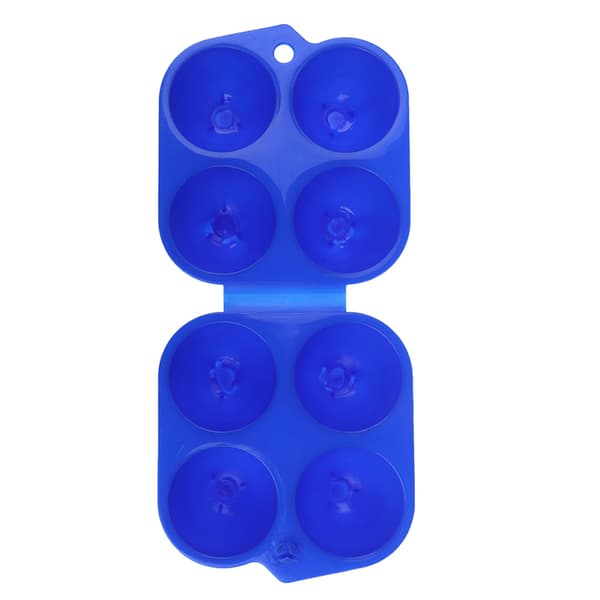 4 Grid Egg Box Carrier Vikbar kartongbeholder Utendørs BBQ Picknick W