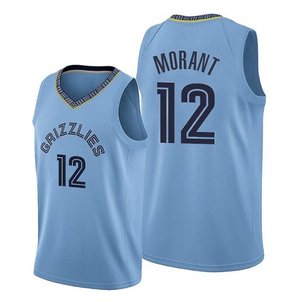Ny sesong Grizzlies nr. 12 Ja Morant Short Basketball Jersey W XL