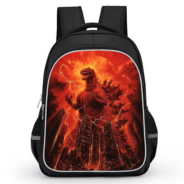 Godzilla Print Skole Taske Børn Vandtæt Rygsæk #1 Y 16 M