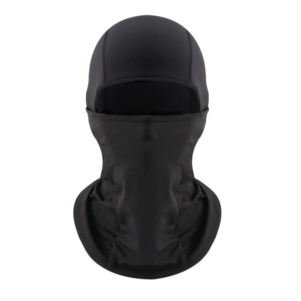 Balaklava / hjälmhuva vindtät Lycra Svart .