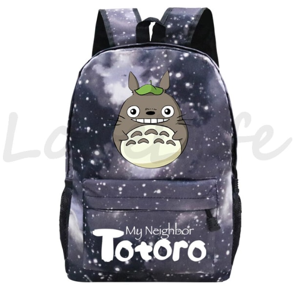 My Neighbor Totoro Rygsæk Anime Rygsæk Student Cartoon Skoletaske V style 1