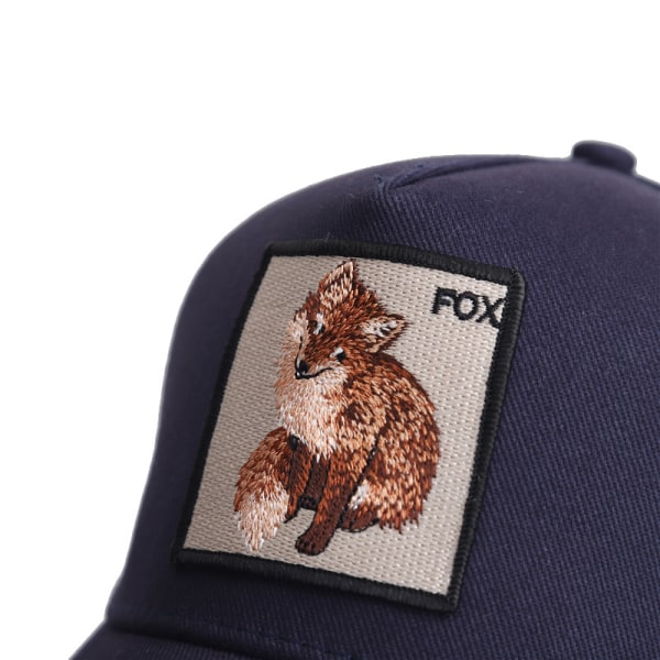 Black Panther Mesh Keps Baseball Keps Trucker Keps-Fox-Grå